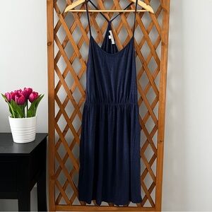 Loft Navy Blue Casual Dress